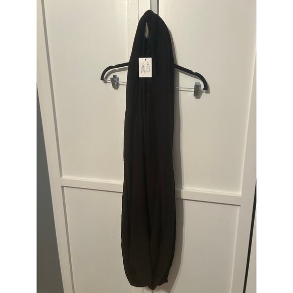 Calvin Klein Y2K Style Infinity Halter Top Black NWT - Picture 1 of 4